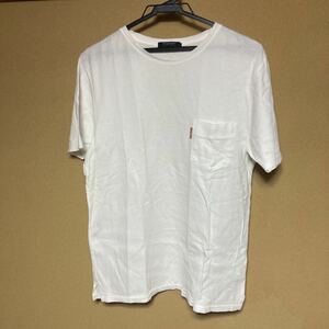 バーバリーロンドン ポケットTシャツ サイズ2（大きめ）ホワイト BURBERRY LONDON 日本製