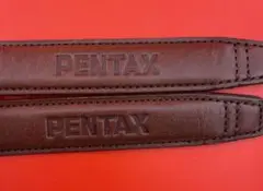 PENTAX レザーストラップ　ペンタックス　カメラストラップ　純正　革