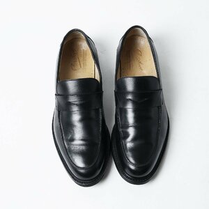 パラブーツ Paraboot ローファー レザーシューズ 革靴 黒 サイズ6 1/2 25cm[D967]