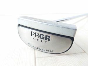 PRGR プロギア Silver-Blade 03cs センターブレード パター 34インチ Super Stroke ダメージ有 ゴルフクラブ #PTP08