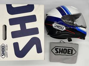 SHOEI ショウエイ Z-7 PHILOSOPHER ゼット-セブン フィロソファー BLUE/WHITE フルフェイスヘルメット Mサイズ