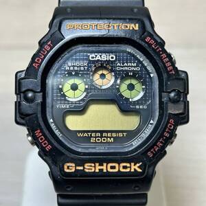 ●【YH-0522】中古品 CASIO カシオ G-SHOCK 腕時計 DW-5900-1JF デジタル クォーツ QZ 現状不動品【レターパックプラス可】