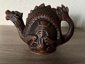 中国 古美術 水滴 紫砂置物 茶道具 急須 高:10cm 幅:16cm