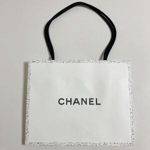 即決☆CHANEL シャネル 限定 レア 紙袋 カメリア柄 ショップ袋 ショッパー 30×24×12cm