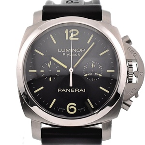 パネライ PANERAI PAM00361 ルミノール1950 フライバック クロノグラフ 自動巻き メンズ 良品 箱・保証書付き D#133121