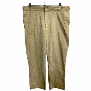 Dickies 874 ワークパンツ W44 ディッキーズ カウボーイオリジナルフィット ビッグサイズ ベージュ 古着卸 アメリカ仕入 2404-757