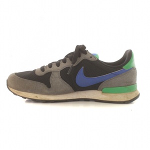 ナイキ NIKE WMNS INTERNATIONALIST ウィメンズインターナショナリスト スニーカー US6.5 23.5cm 黒 ブラック グレー 828407-019