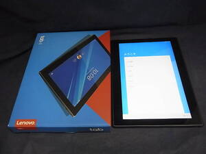 752★100円～★Lenovo TAB4 16GB ブラック 701LV SoftBank　判定〇　美品