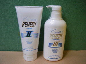 ３と３◆【未開封品】REMEDY レメディ　トリートメント280g　コンディショナー500ml　MY HONEY REMEDY