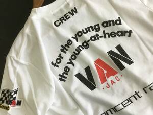 別注アイテム VAN JAC ヴァンヂャケット プレミアムTシャツ ワッペン付き コムセントレーシング VAN JACKET INC. / ミニクーパー アイビー