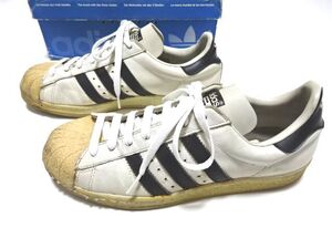 adidas 80s vintage original SUPERSTAR MADE IN FRANCE size ４１ 1/3 / アディダス スーパースター フランス製 アーカイブ メンズ