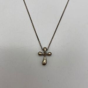 TIFFANY&Co. ティファニー ネックレス クロス シルバー アクセサリー P3745