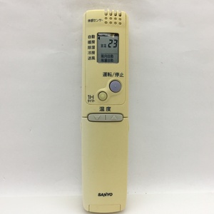 SANYO　エアコンリモコン　RCS-ZP1　中古品A-6275