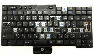 【ジャンク】ThinkPad T40キーボード39T0520 キー欠品多数