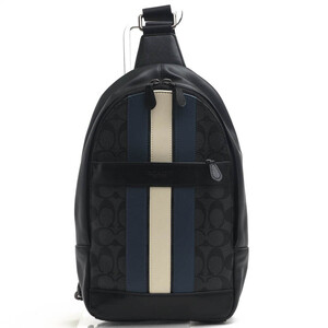 COACH コーチ ショルダーバッグ F26067 Charles Pack In Signature Canvas With Varsity Stripe チャールズ パック シグニチャーキャンバ