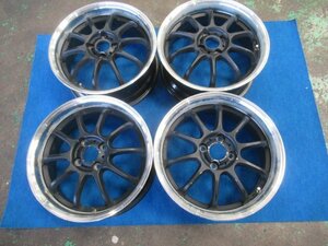 MANARAY 16インチ アルミホイール 16X6.5J +53 PCD100 4H 4穴 中古