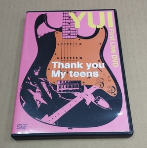 YUI First Live DVD Thank you My teens