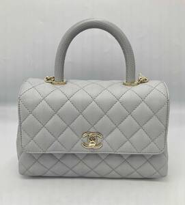 CHANEL マトラッセ ココハンドル XS 24 チェーンショルダーバッグ シャネル