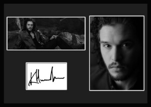 10種類!Kit Harington/キット・ハリントン/俳優/テレビ/ドラマ/サインプリント&証明書付きフレーム/BW/モノクロ/ディスプレイ(1-3Ｗ）