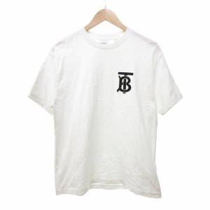 バーバリー ロンドン BURBERRY LONDON ティッシ期 TBロゴ Tシャツ 半袖 白 ホワイト 8017485 XS IBO61 メンズ