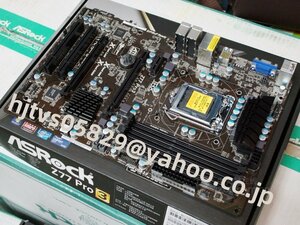 ASRock Z77 PRO3 ザーボード Intel Z77 LGA 1155 ATX メモリ最大32G対応 保証あり　