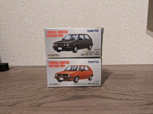 トミカリミテッドヴィンテージNEO フォルクスワーゲン LV-N70a ゴルフII GTI 16V LV-N71a ゴルフII CLi