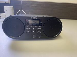 SONY ソニー ZS-S40 CD ラジオ パーソナルオーディオシステム 2015年製 黒 ブラック 通電OK 試聴OK 現状品