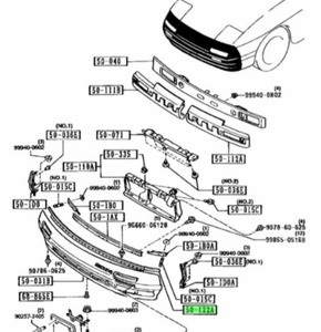 ★超希少 未使用 純正 マツダ フロント バンパー リテーナー リーンフォースメント リテーナー サバンナ RX7 FD3S FC3C FC3S MAZDA Savanna