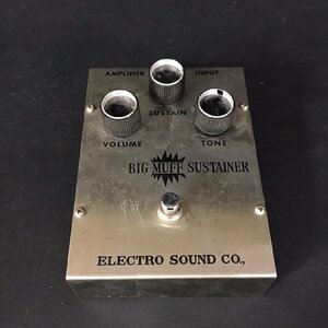 ER0219-14-3 ジャンク品 エフェクター ELECTRO SOUND BIG MUFF SUSTAINER 楽器 周辺機器 器材 マフ 60サイズ