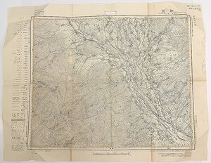 【古地図】韮崎　五万分一地形圖甲府十號(共十六面) 応急修正版　昭和27年　地理調査所★tr.65
