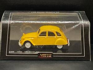 ビテス 1/43 1981 シトロエン 2CV イエロー ミニカー VITESSE