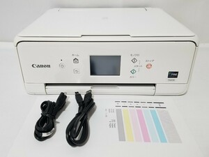 総印刷枚数280枚 美品 全額返金保証付 Canon インクジェットプリンター TS6130