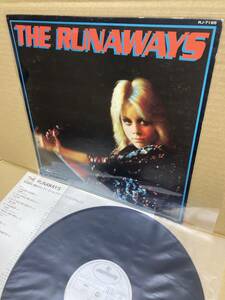 JPN PROMO！稀LP！ザ・ランナウェイズ・ファースト Mercury RJ-7165 見本盤 RUNAWAYS JOAN JETT LITA FORD SAMPLE 1976 JAPAN 1ST PRESS