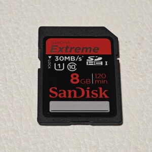 SanDisk Extreme SDXCカード 8GB