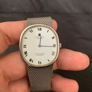 稼働品　自動巻き 腕時計 ユニバーサルジュネーブ UNIVERSAL GENEVE メンズ　ホワイトシャドウ WHITE SHADOW 866049 3517064 2