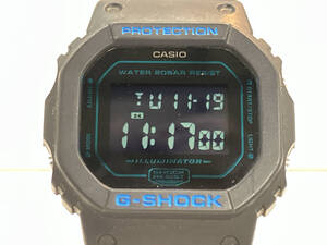 ジャンク 【1円スタート】CASIO カシオ G-SHOCK DW-5600BBM クォーツ 腕時計(ゆ19-04-01)