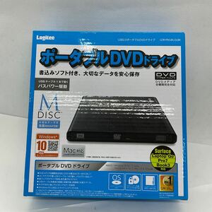 ◎(425-4) 新品 Logitec ポータブルDVDドライブ LDR-PMJ8U2LBK