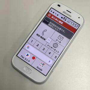 docomo らくらくスマートフォン F-42A ホワイト SIMロック解除済