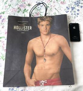 Hollister ホリスター 紙袋 ショップ袋 ショッパー 大きいサイズ