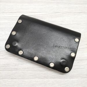 TENDERLOIN/PORTER T-STUD WALLET スタッズ 折財布 レザー 二つ折り財布 ブラック テンダーロイン/ポーター 3-0721G F91958