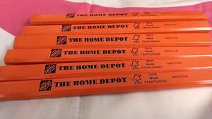 THE HOME DEPOT　ザ・ホーム・デポ　大工用　鉛筆　FSC C006583 6本セット