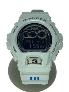 CASIO◆クォーツ腕時計・G-SHOCK/デジタル/WHT/WHT