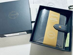 システム手帳　filofax ミニ6 チャコール色