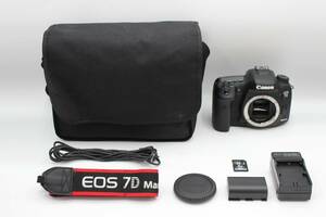 極美品◆Canon キヤノン EOS 7D Mark II ボディ◆カメラバック付♪0918