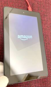 ★0289★ Amazon タブレット Fire 第５世代 8GB 通電確認済 32GのSDカード付 ジャンク品 中古 used ブラック 黒 アマゾン android