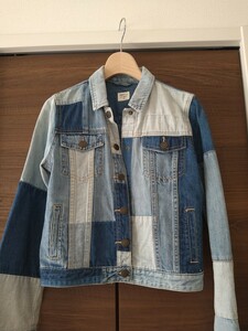 【美品】GAP　格好いいパッチワーク　Gジャン　