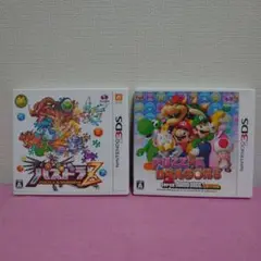 【3DS】　2枚セット　パズドラZ　/　スーパーマリオブラザーズ エディション