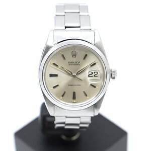 【1955年製】ROLEX ロレックス オイスターデイト プレシジョン Ref.6694 手巻き シルバーダイヤル OH・仕上げ済 1年保証 W0220