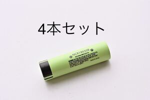 18650 リチウムイオンバッテリー 3400mAh 3.7V 4本 日本製 セル 複数本セットもお安く出品しています 組みバッテリー製作可能