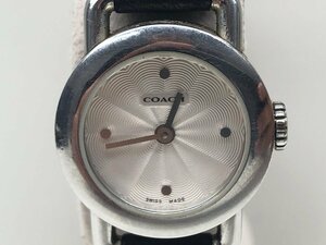 【稼働品】COACH　コーチ　0250　6.781.900　時計　クオーツ　レディース　2024.3.25電池交換済み　箱　純正レザーベルト　